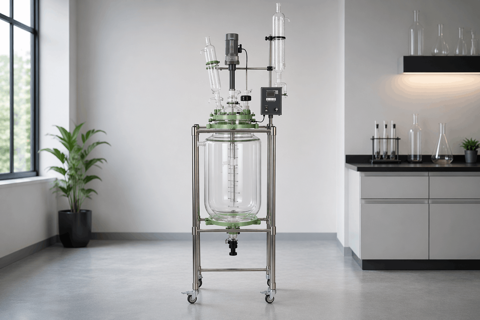 Jacketed Glass Reactor