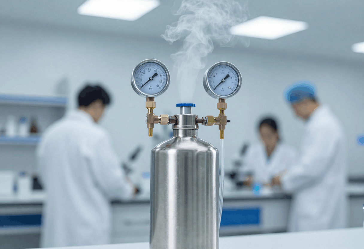 Pressure flask work